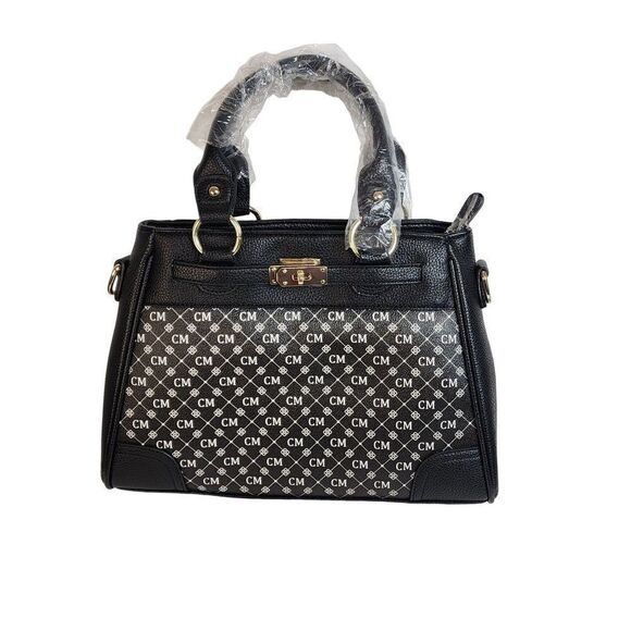 The Danbury Mint Personalized Initial CM Handbag - NEW - Picture 1 of 11